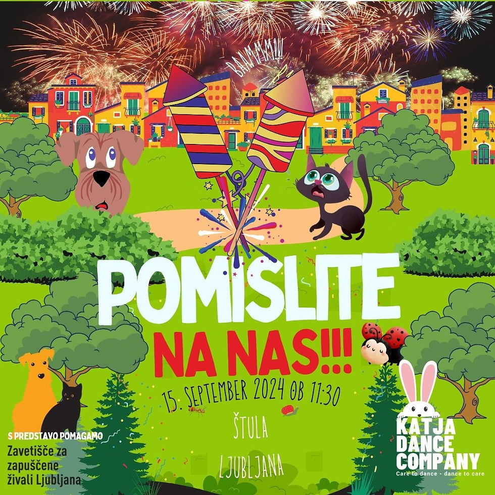Plesna pravljica Pomislite na nas! - Ljubljana