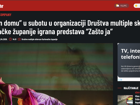 Prejeli smo: KAportal.hr - U “Zorin domu” u subotu u organizaciji Društva multiple skleroze Karlovačke županije igrana predstava “Zašto ja”