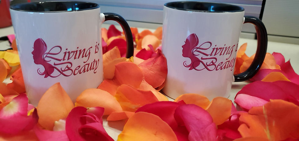 Thumbnail: Living Is Beauty Official Mug