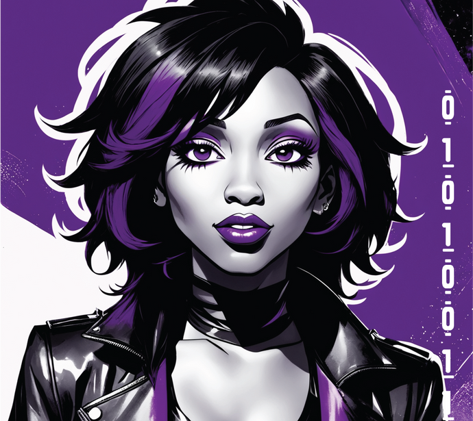 June Pointer in concept art for Songbirds: Fairytale, a video game by Jules Porter and Seraph 7 Studios. In this action and adventure game, the color schemes and art styles change with the music and lyrics.