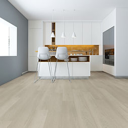 BHW Floors Sawatch SPC flooring priced at $4.00 per sqft, material and installation included.