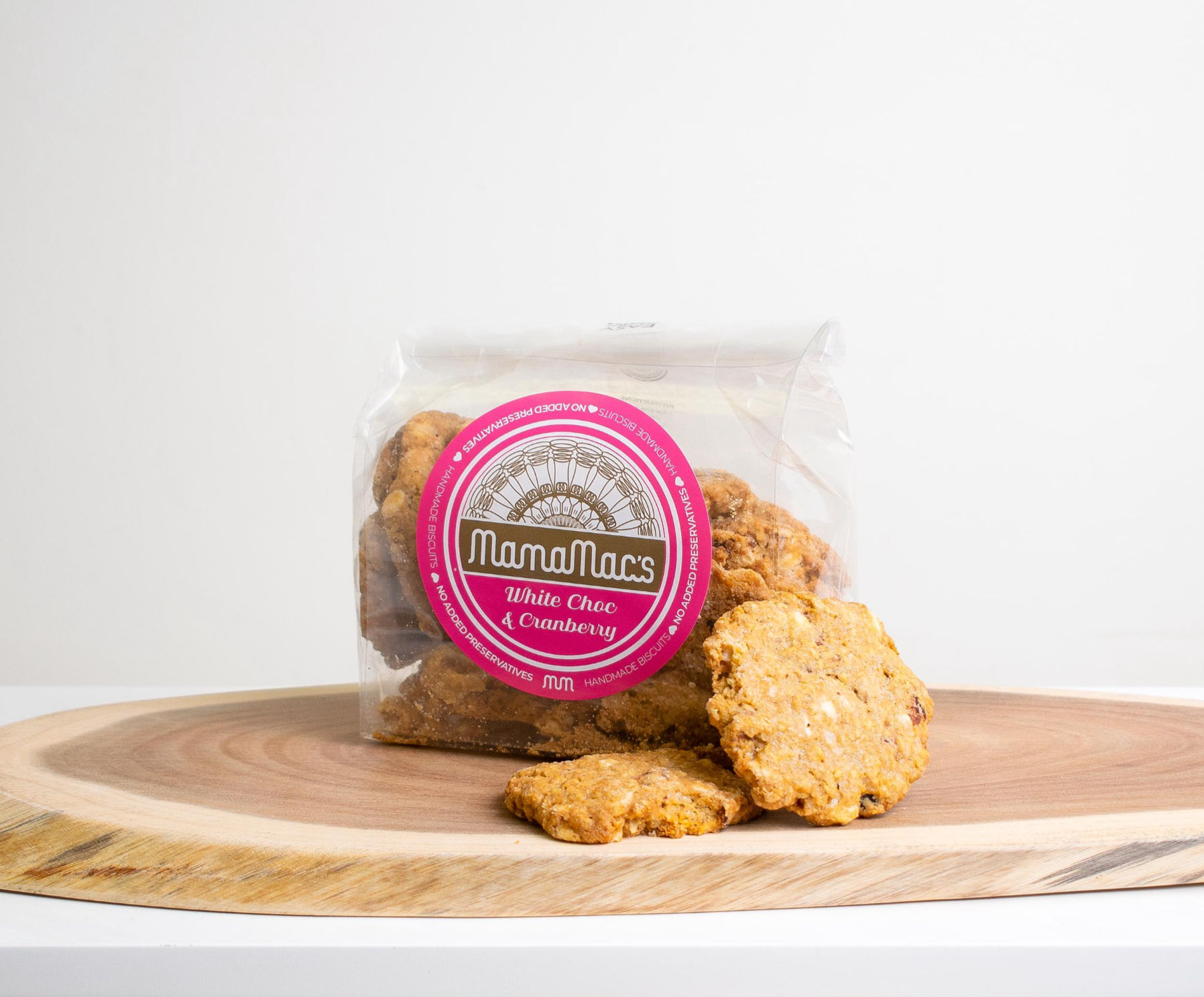 White Chocolate and Cranberry Biscuits 450g