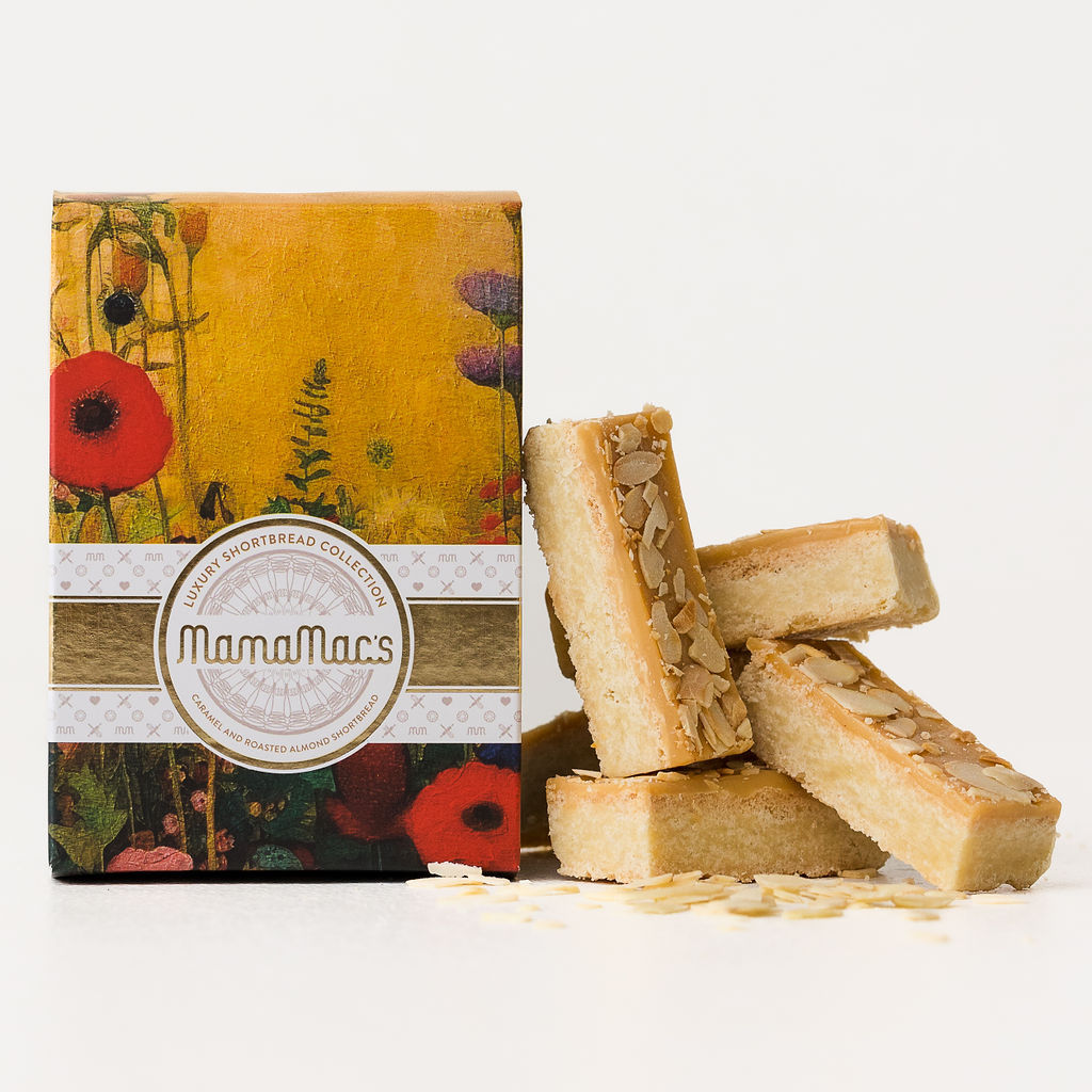 Luxury Shortbread Collection Filled Chocolate with Salted Almonds Shortbread