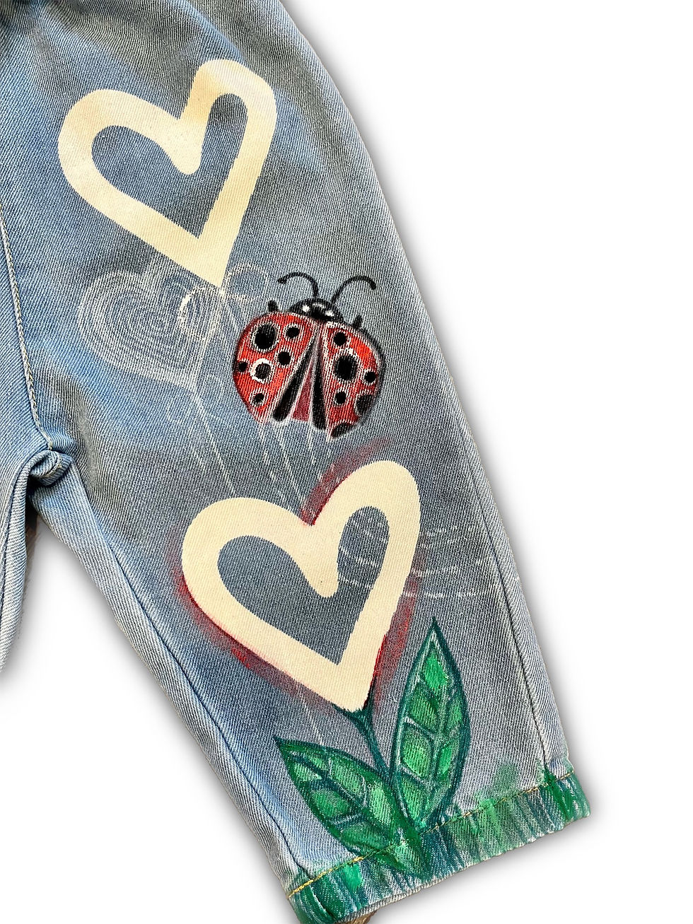 Thumbnail: Hearts & Ladybugs Overalls
