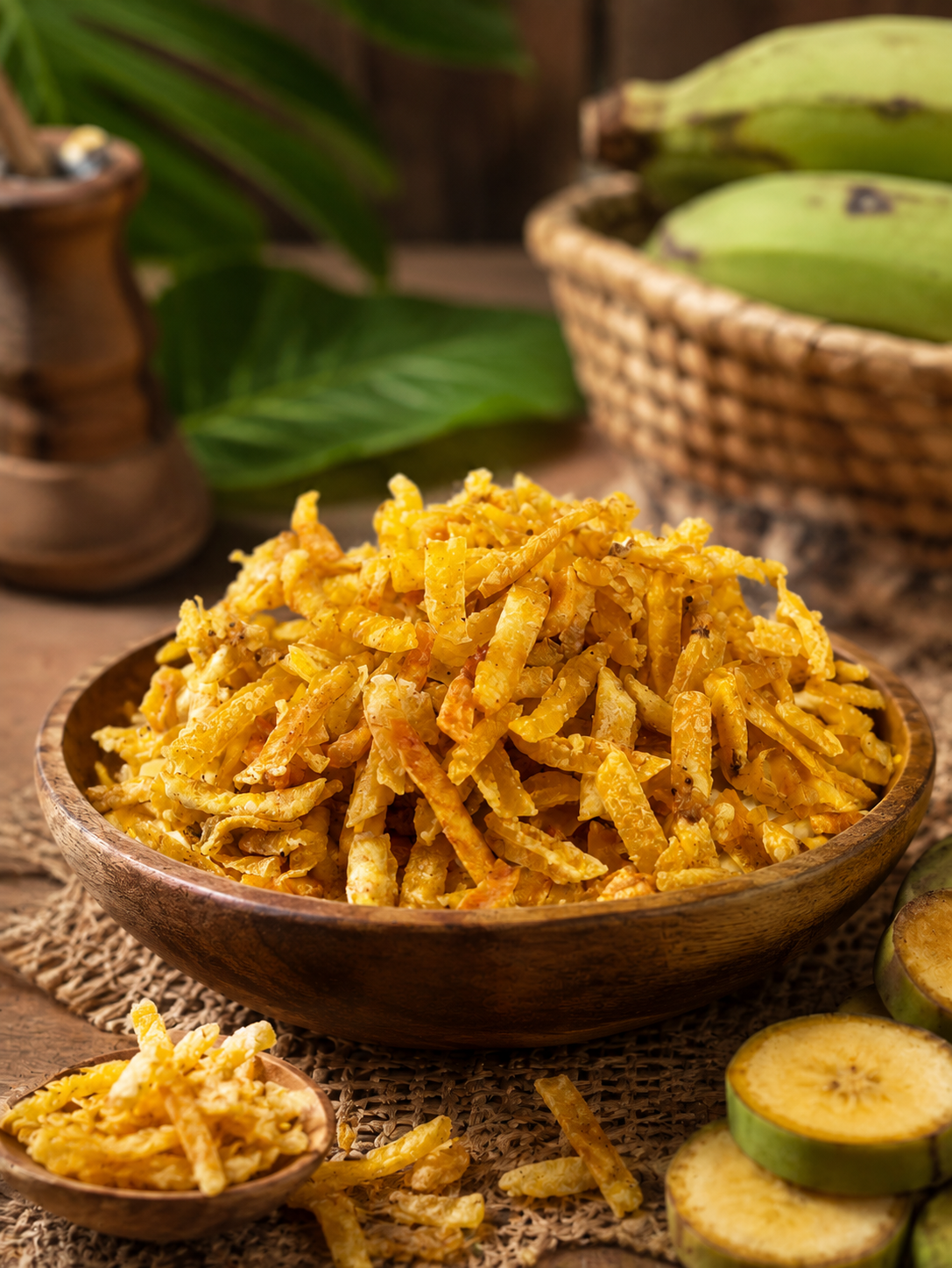 Chips banane plantain
