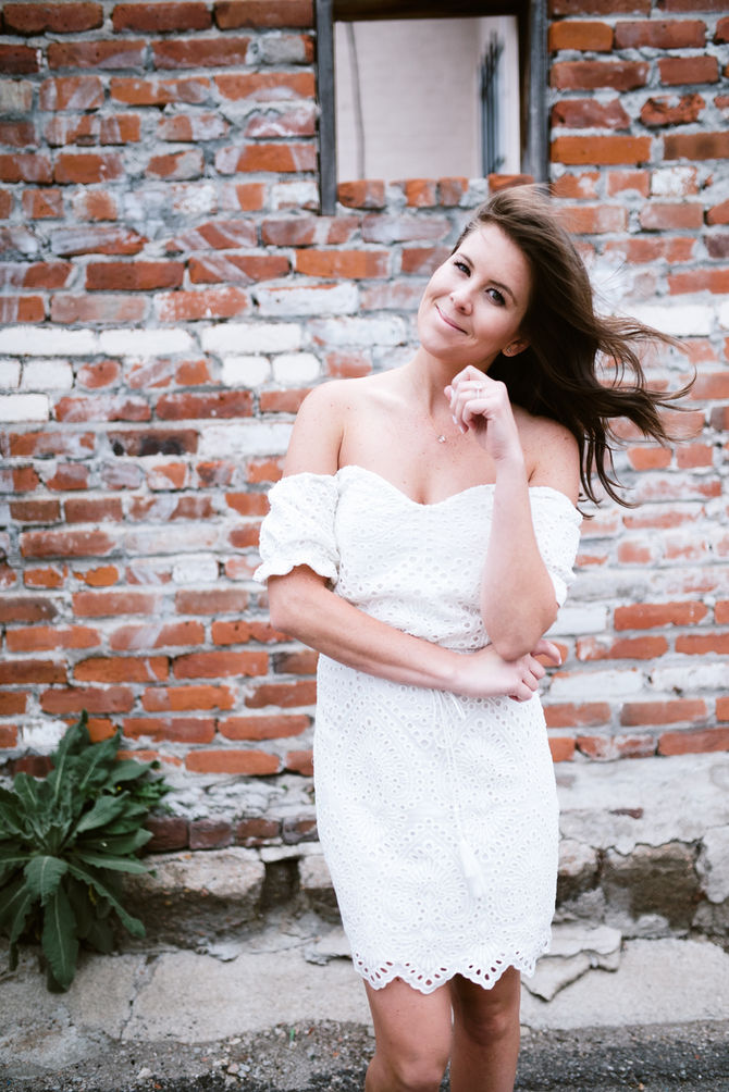 The {perfect} little white dress