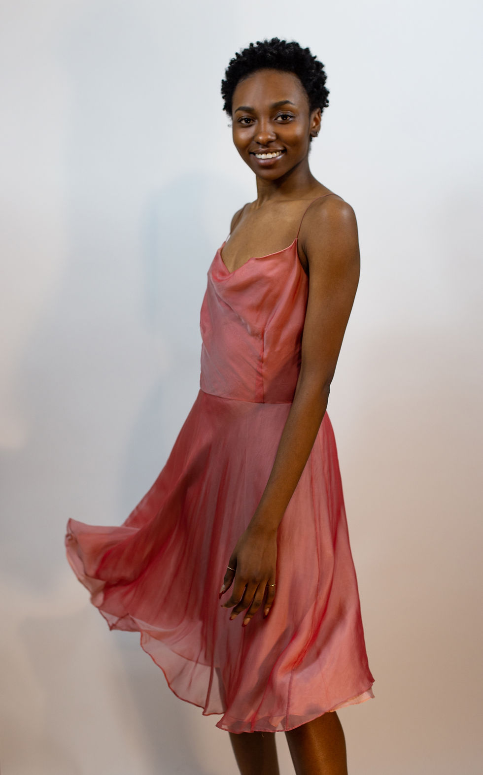 Thumbnail: Iridescent Chiffon Slipdress