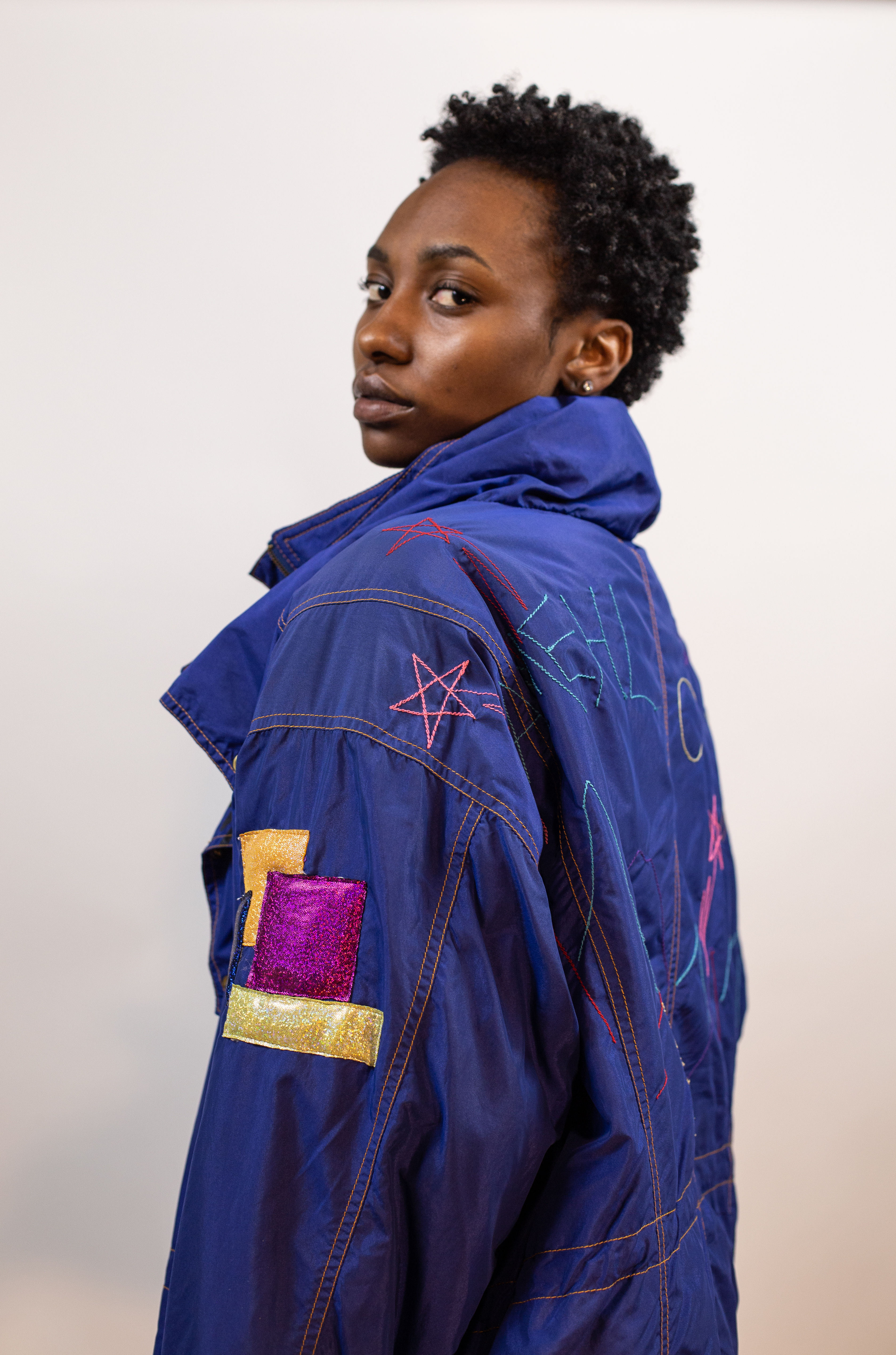 Genderless Up-cycled Embroidered Jacket