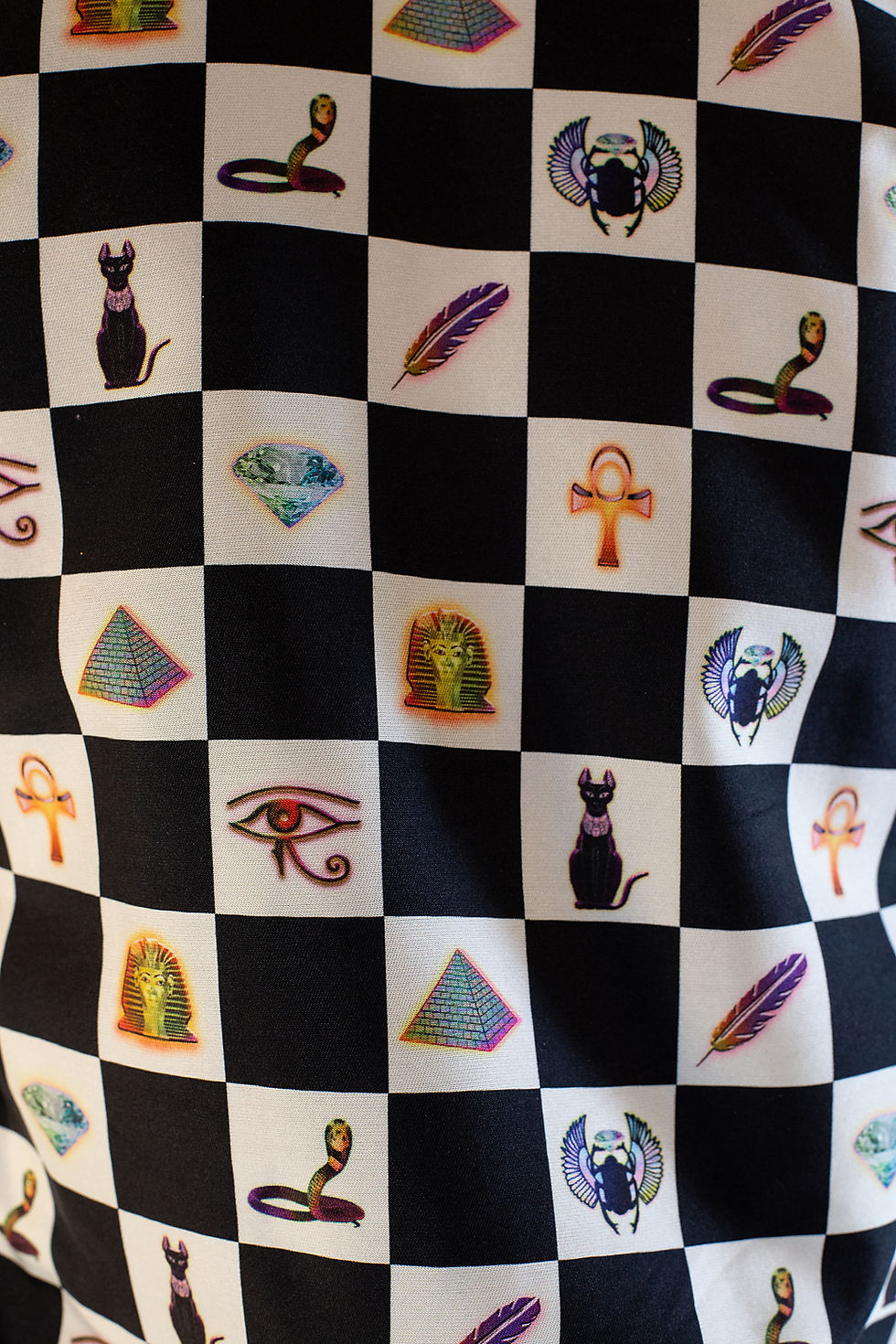 Thumbnail: Checkerboard Digital Print Top