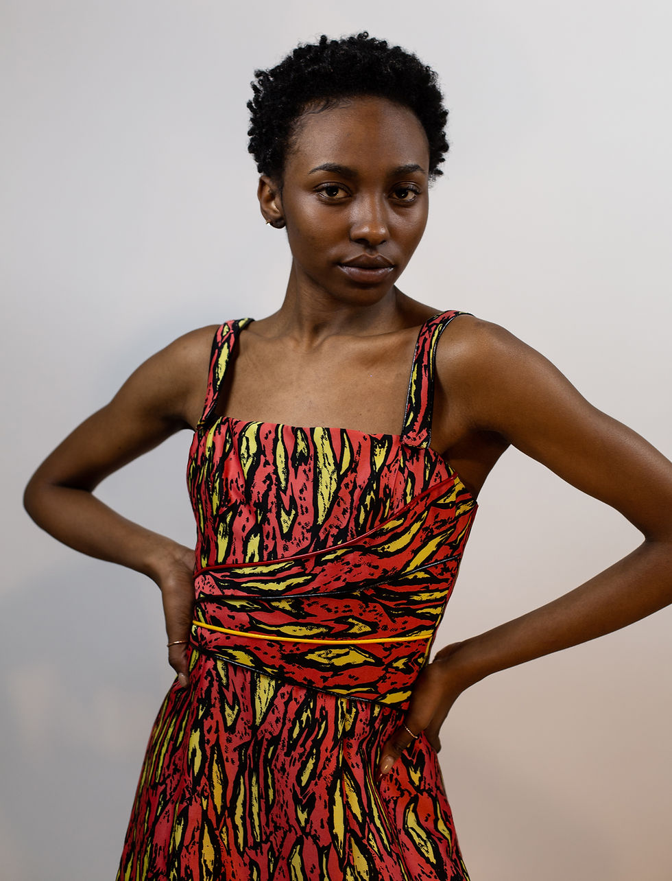 Thumbnail: Insanely Cool Printed Cording Dress