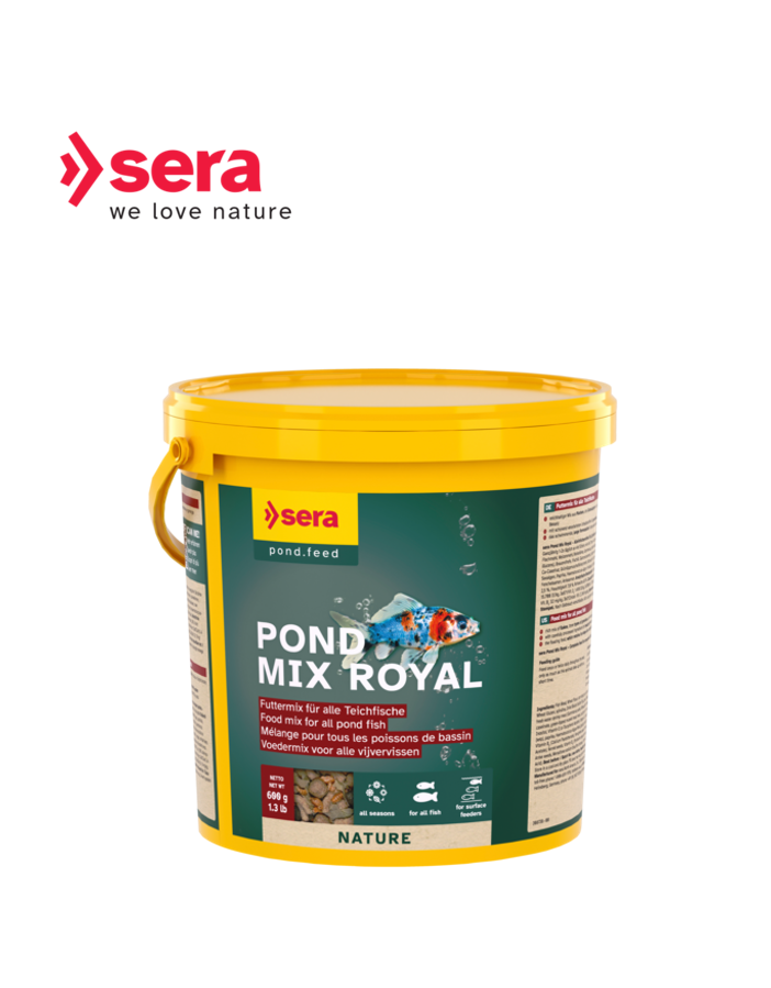 מזון מיקס טבעי לדגי בריכות SERA Pond Mix Royal Nature 3.8L