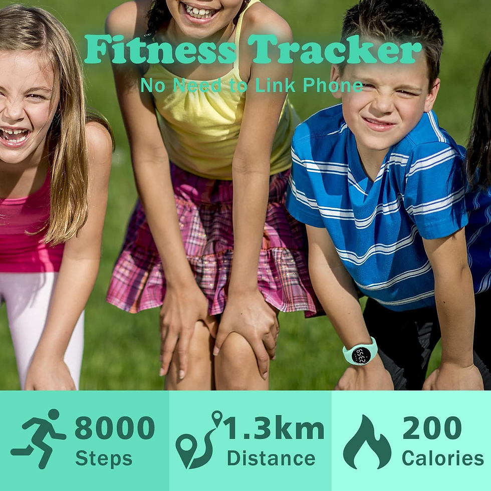 Thumbnail: Kids Watches Digital Sport Watch for Girls Boys, Fitness Tracker with Alarm Cloc