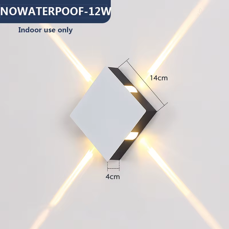Thumbnail: LED Wall Lamp Bedside Lamp Bedroom Living Room Wall Lamp Modern Simple Creative 