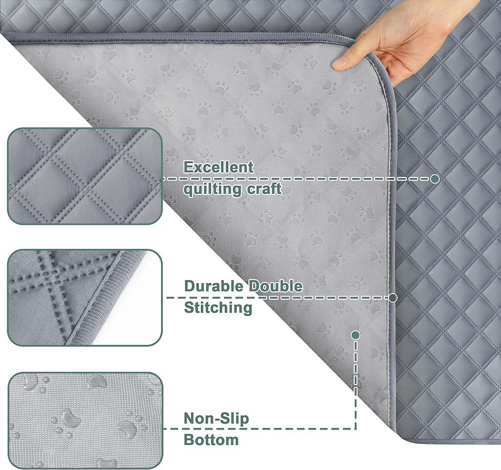 Thumbnail: Reusable Washable Pee Pads for Dogs Large/Extra Large 36'' X 41'' 2 Pack, Absorb