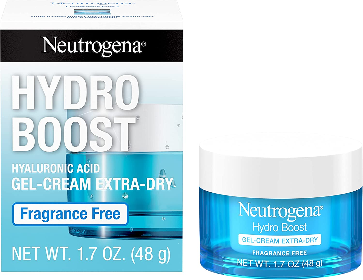 Hydro Boost Hyaluronic Acid Hydrating Face Moisturizer Gel-Cream to Hydrate and 