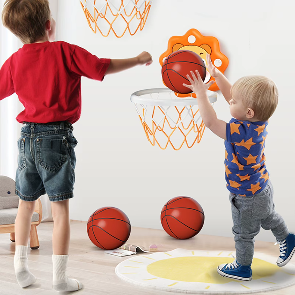 Thumbnail: 709H Children Hanging Basketball Board Punch Free Boys Basketball Stand Toys Kin