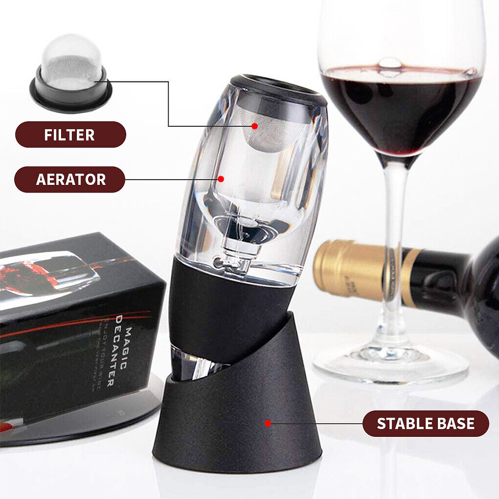 Thumbnail: New Magic Decanter Essential Red Wine Aerator Sediment Filter Pouch