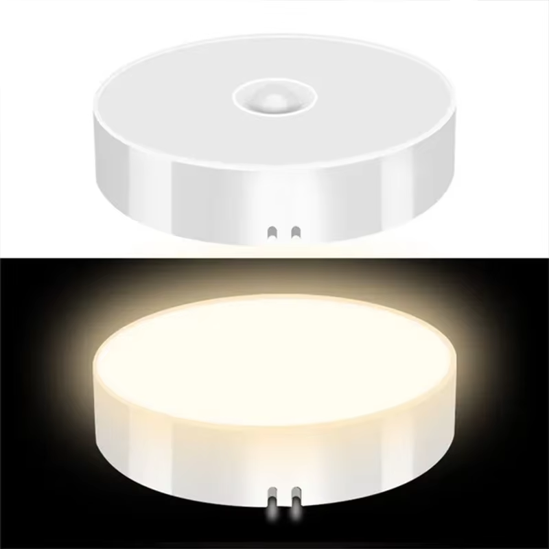 Thumbnail: Motion Sensor LED Night Light USB Rechargeable Night Lamp for Kitchen Cabinet Wa