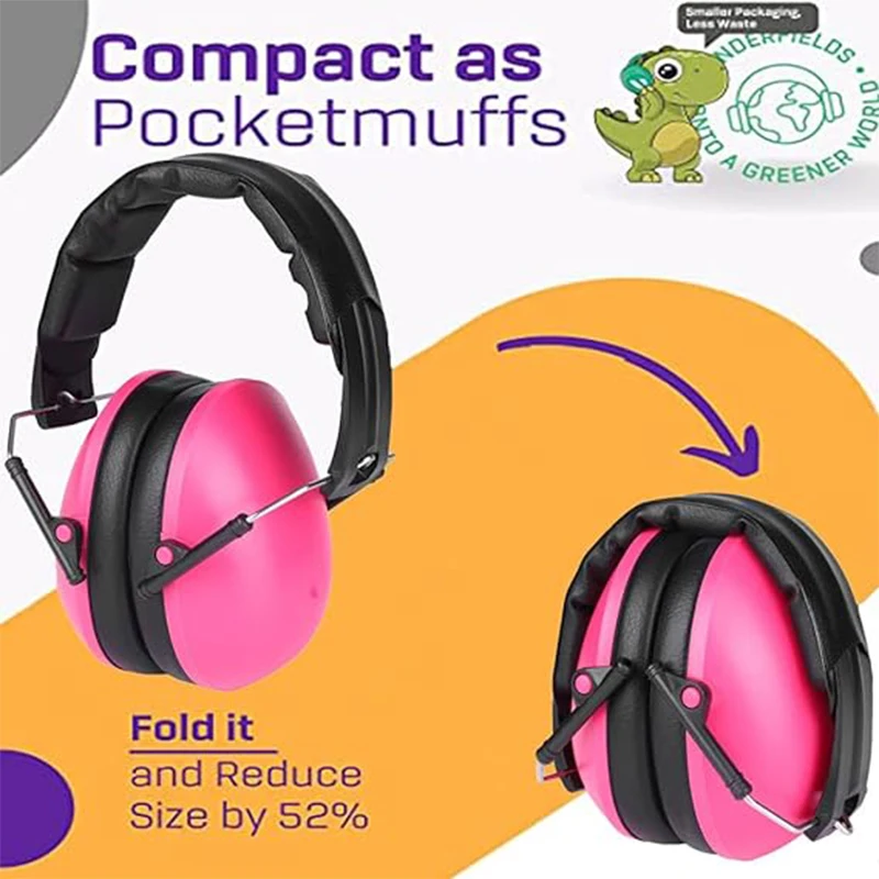 Thumbnail: Adjustable Child Earmuff anti Noise Soft Baby Ear Hearing Protector Children Sle