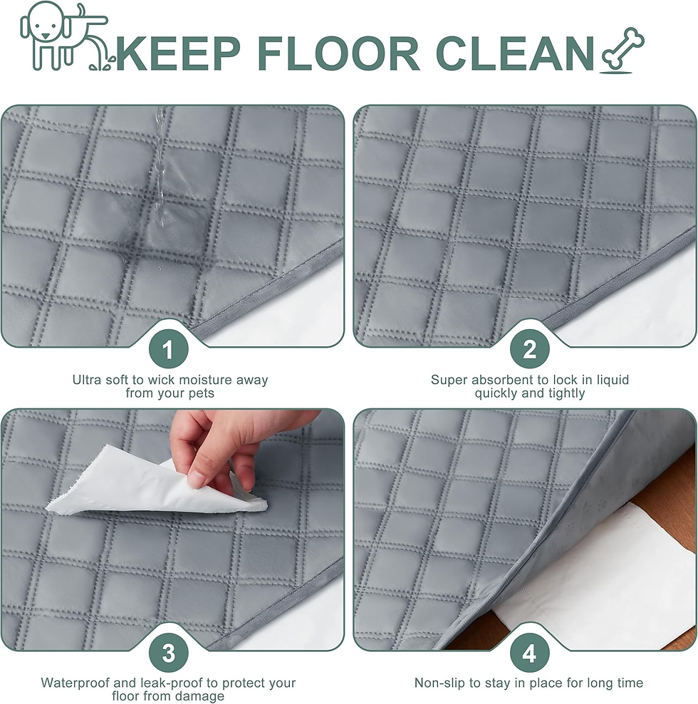 Thumbnail: Reusable Washable Pee Pads for Dogs Large/Extra Large 36'' X 41'' 2 Pack, Absorb