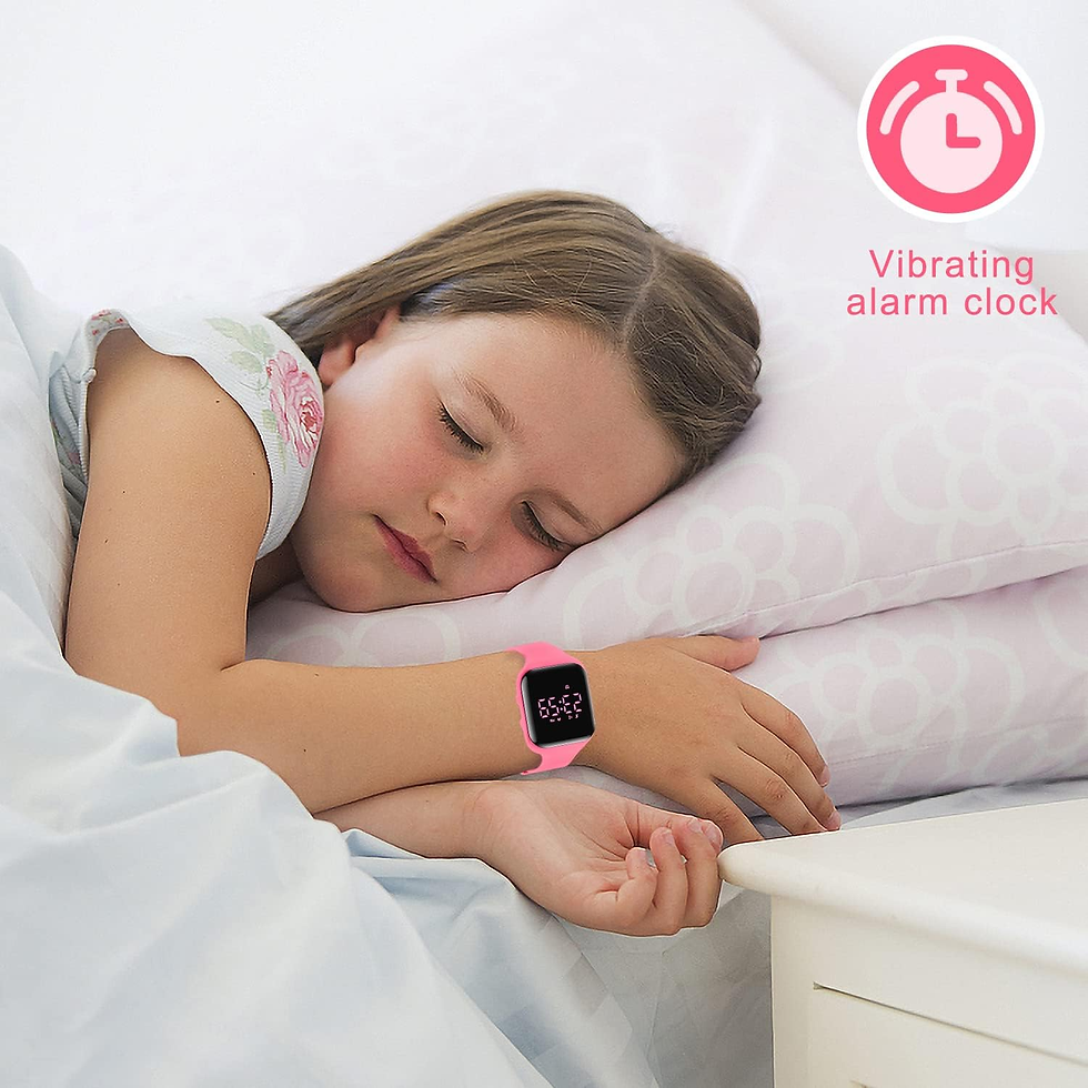 Thumbnail: Kids Watches Digital Sport Watch for Girls Boys, Fitness Tracker with Alarm Cloc