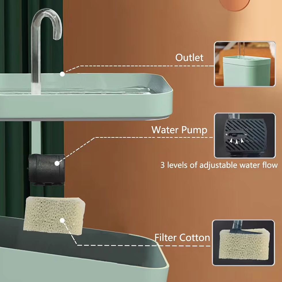 Thumbnail: Ultra-Quiet Cat Water Fountain Filter Smart Automatic Pet Dog Water Dispenser&Bu