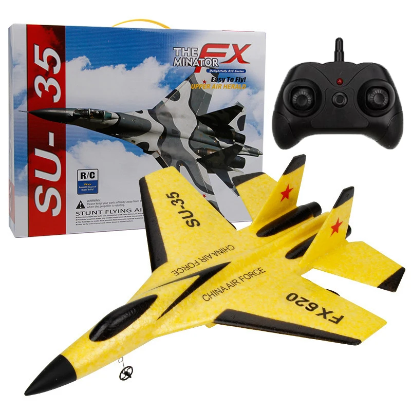 Thumbnail: RC Foam Aircraft SU35 Rc Plane 2.4G Radio Control Glider Remote Control Fighter 