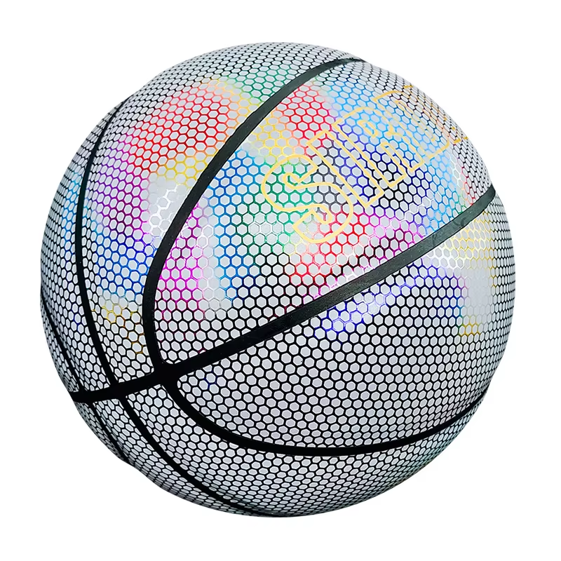 Thumbnail: Luminous Basketball Size 7 Student Adult Game Outdoor Indoor Wear-Resistant PU F