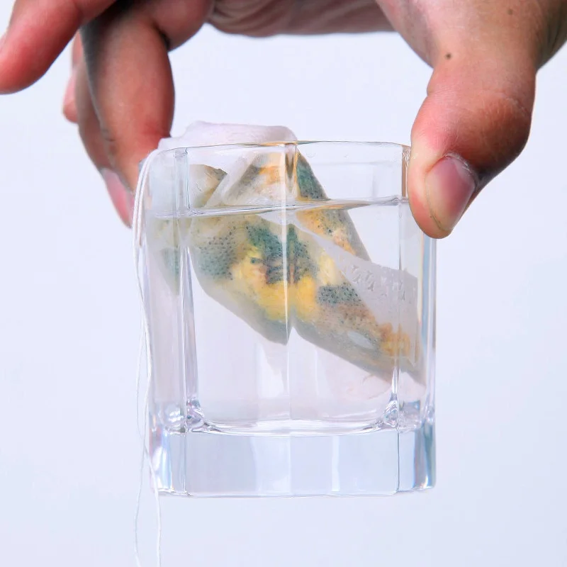 Thumbnail: JJYY 100 Pcs Disposable Tea Bags Filter Bags for Tea Infuser with String Heal Se