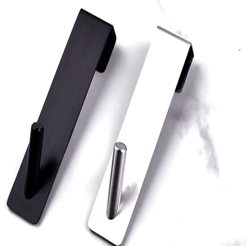 Thumbnail: Stainless Steel over Glass Door Shower Door Back Shower Towel Rack S-Shape Bathr