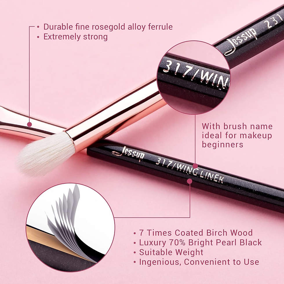 Thumbnail: 15Pcs Professional Makeup Brushes Set Make up Brush Tools Kit Cosmetics Tools Ey