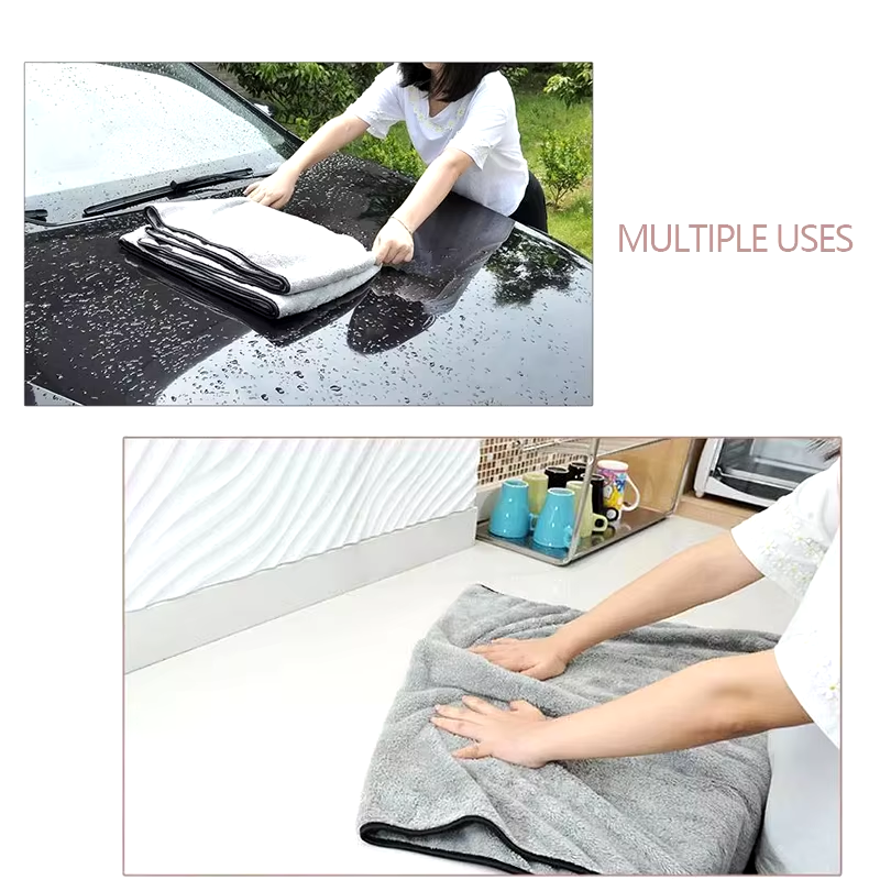 Thumbnail: Microfiber Towel Car Wash Accessories 100X40Cm Super Absorbency Car Cleaning Clo