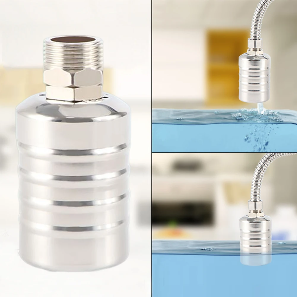 Thumbnail: Stainless Steel Floating Ball Valve Automatic Water Level Control Valve 1/2 3/4 