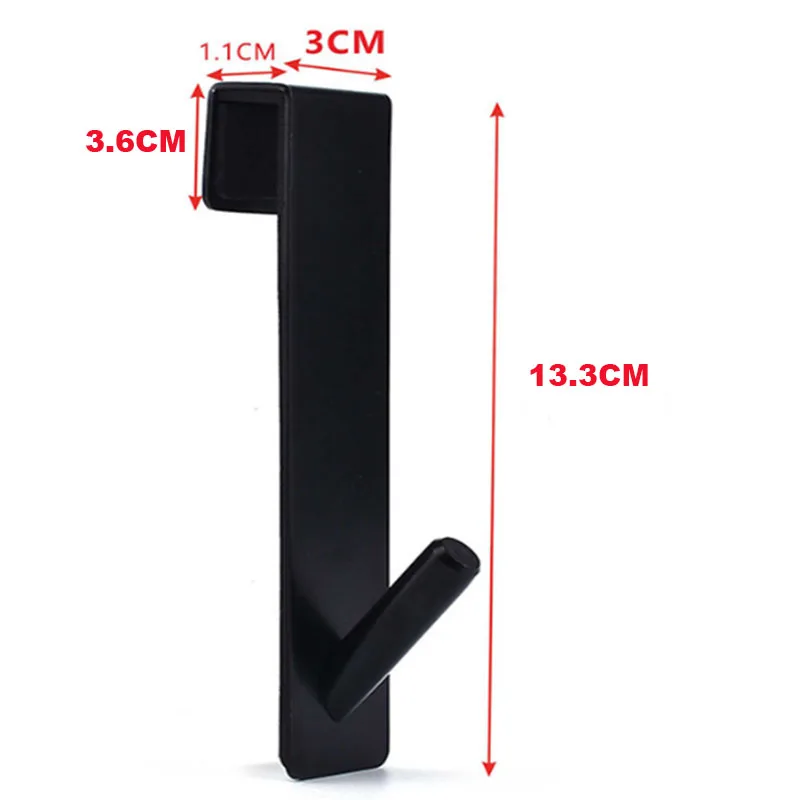 Thumbnail: Stainless Steel over Glass Door Shower Door Back Shower Towel Rack S-Shape Bathr