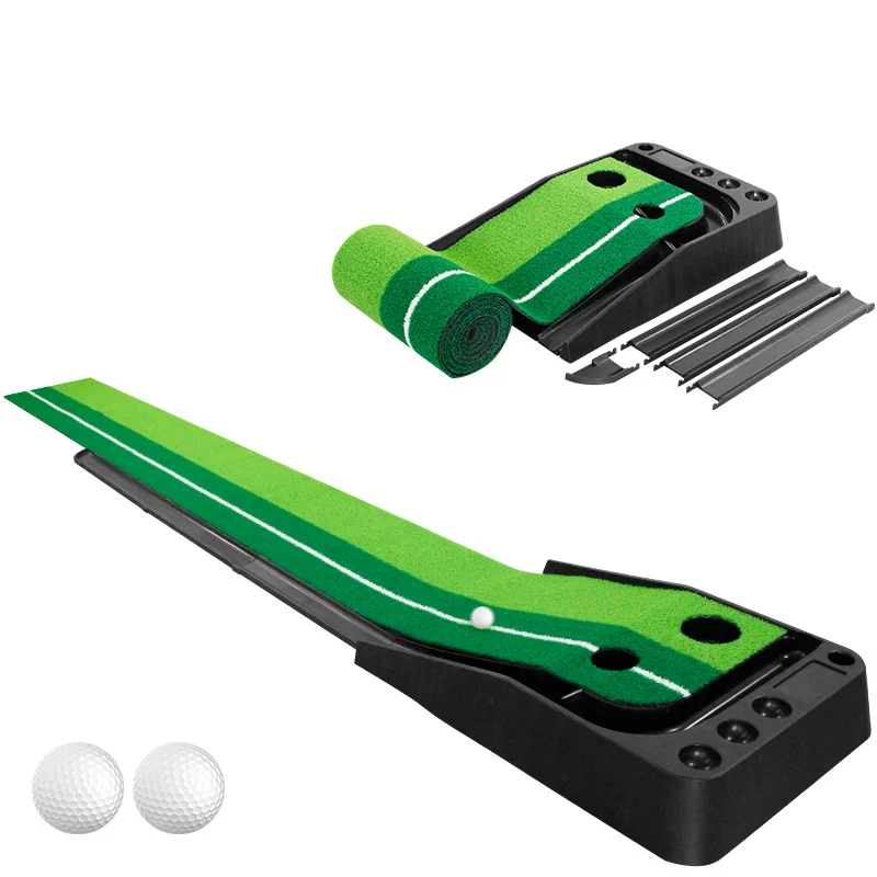 Thumbnail: Indoor Golf Putting Green with Ball Return Automatic Portable Golf Game Practice