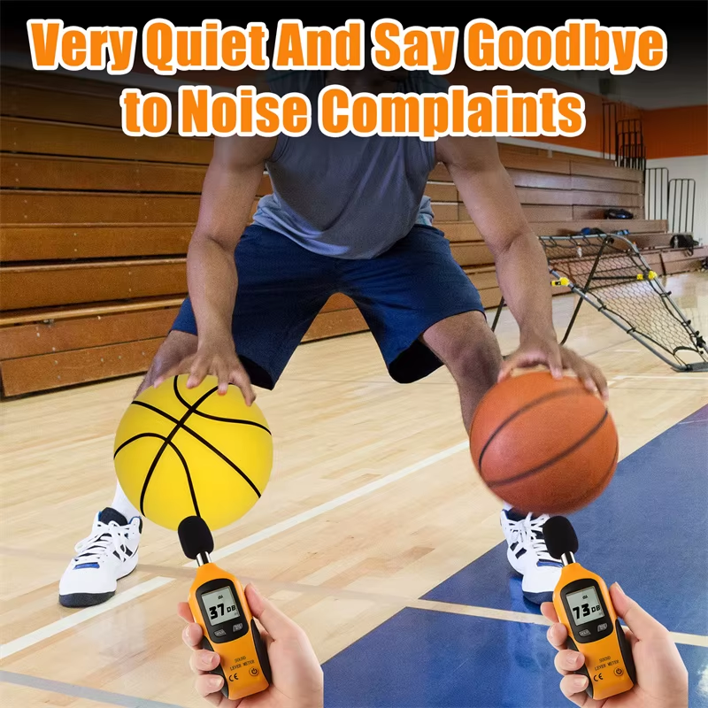 Thumbnail: 2024 New Silent Basketball High Density Soft PU Foam Indoor Mute Ball Bouncing N