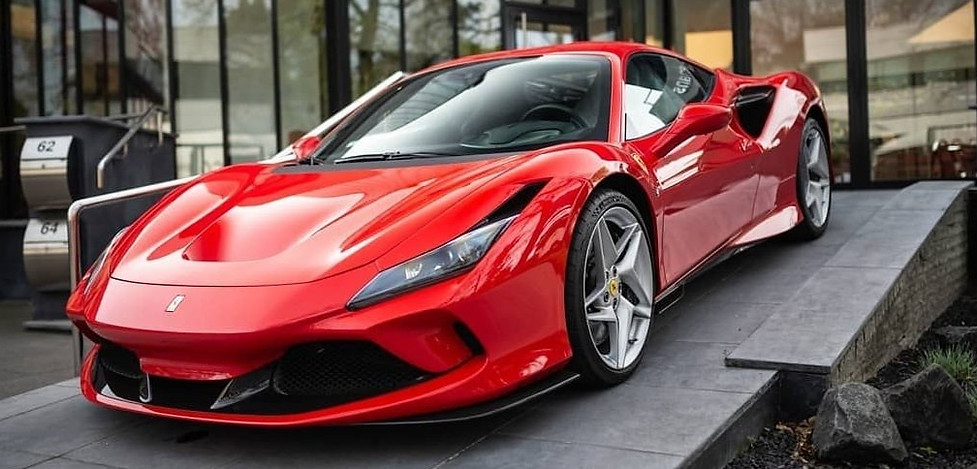 rent a Ferrari in olbia airport