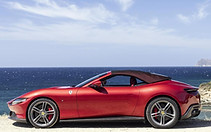 rent ferrari roma spider in italy