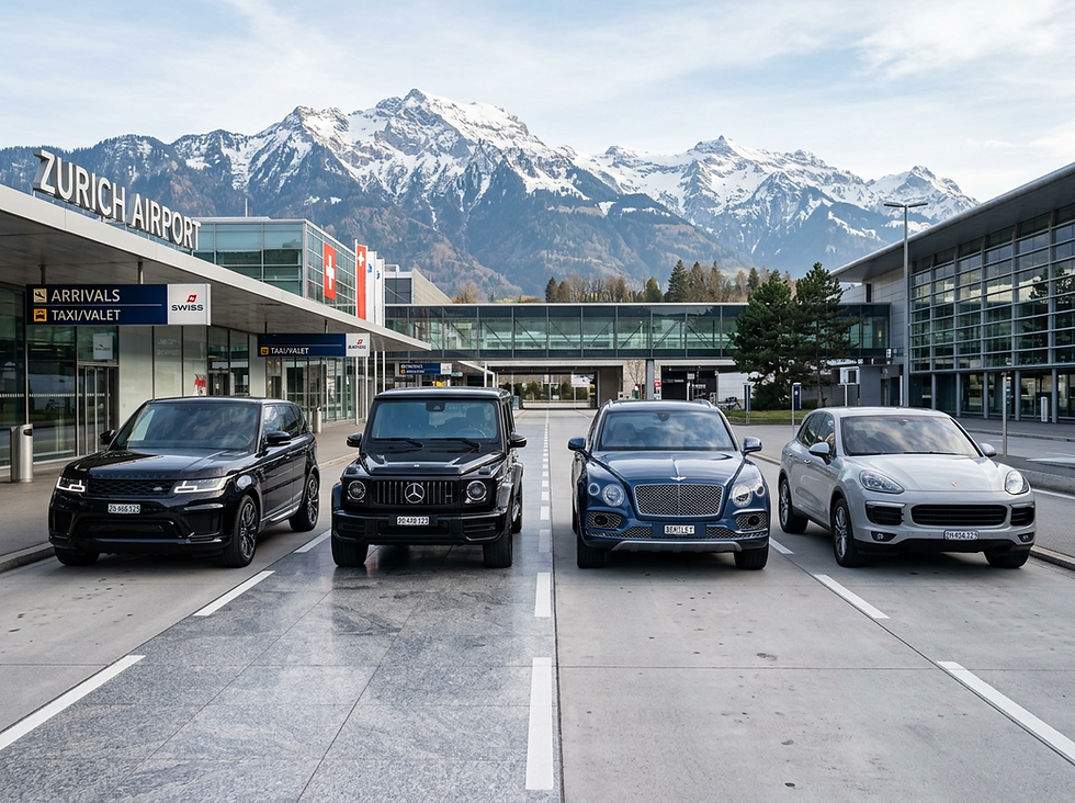 Luxury SUV Rentals in Zurich Airport Range Rover Mercedes G Class Bentley and More