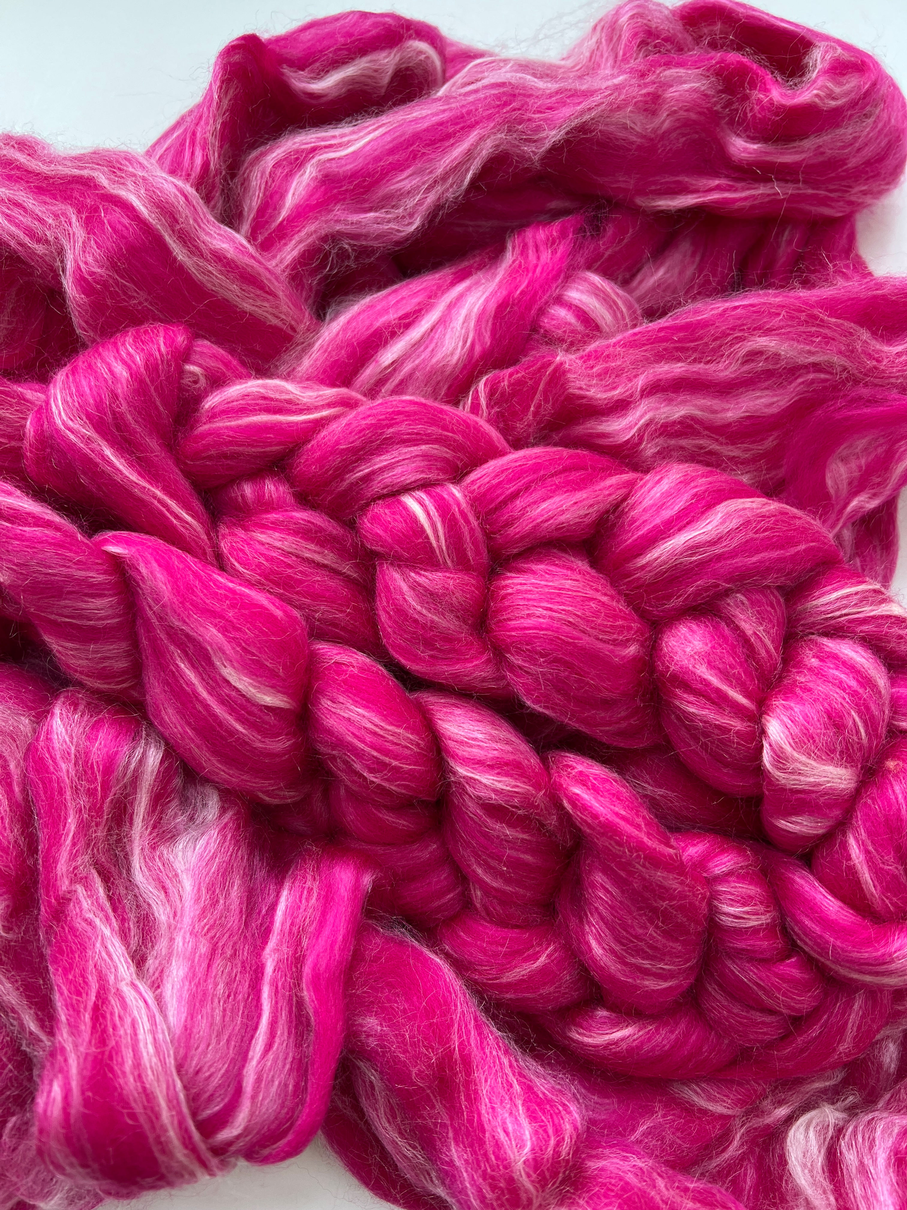 80/20 Merino/Silk Spinning Fibers 3.8 oz