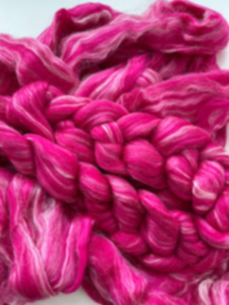 80/20 Merino/Silk Spinning Fibers 3.8 oz