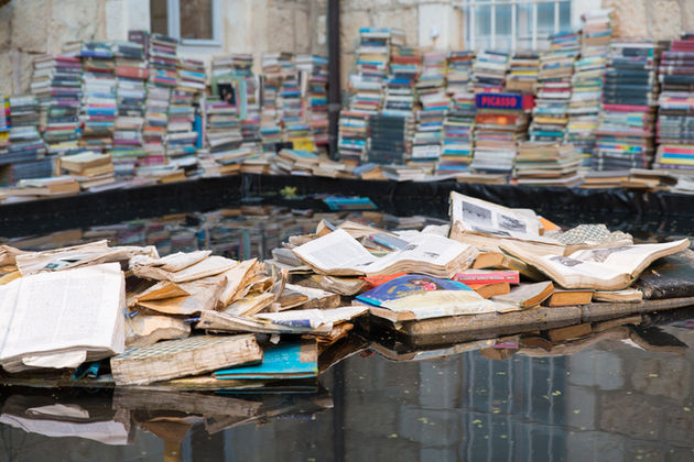 Avital Geva, Water within Books, Books within Water, 2017 