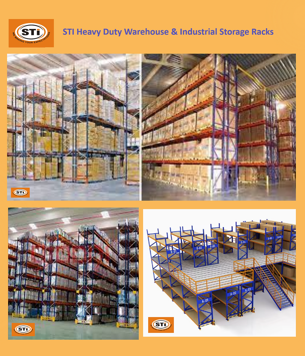 STI Heavy Duty Racks, Heavy Duty Storage Racks, Heavy Duty Industrial Rack,