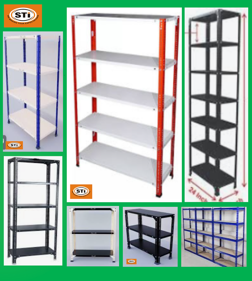 Slotted Slotted Angle Racks, Supermarket Racks, Slotted Angle Storage Racks