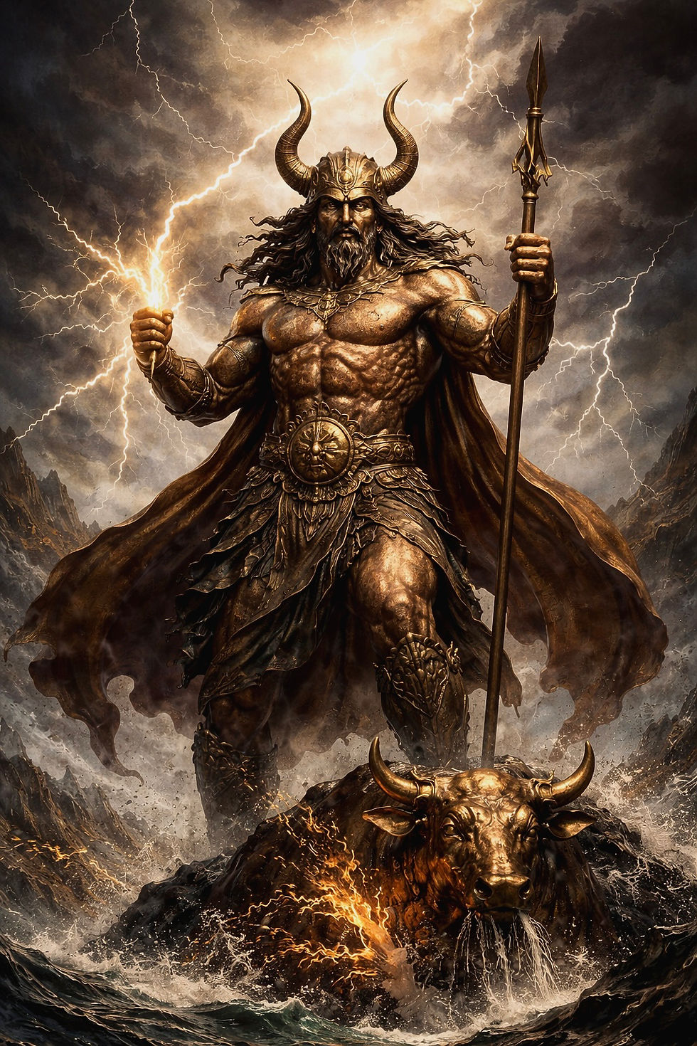 Baal. Lord of thunder and rain