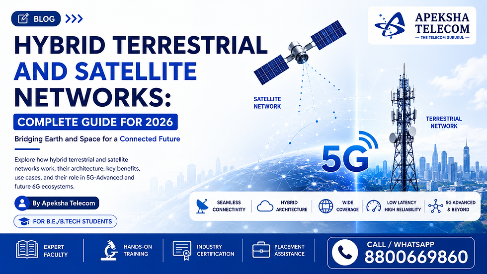 Hybrid Terrestrial and Satellite Networks
