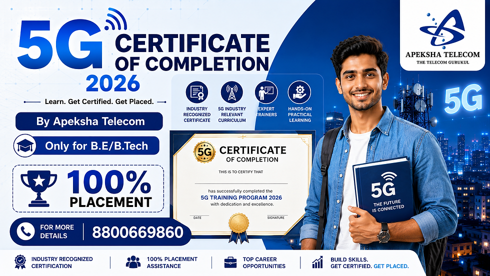 5G Certificate of Completion 2026