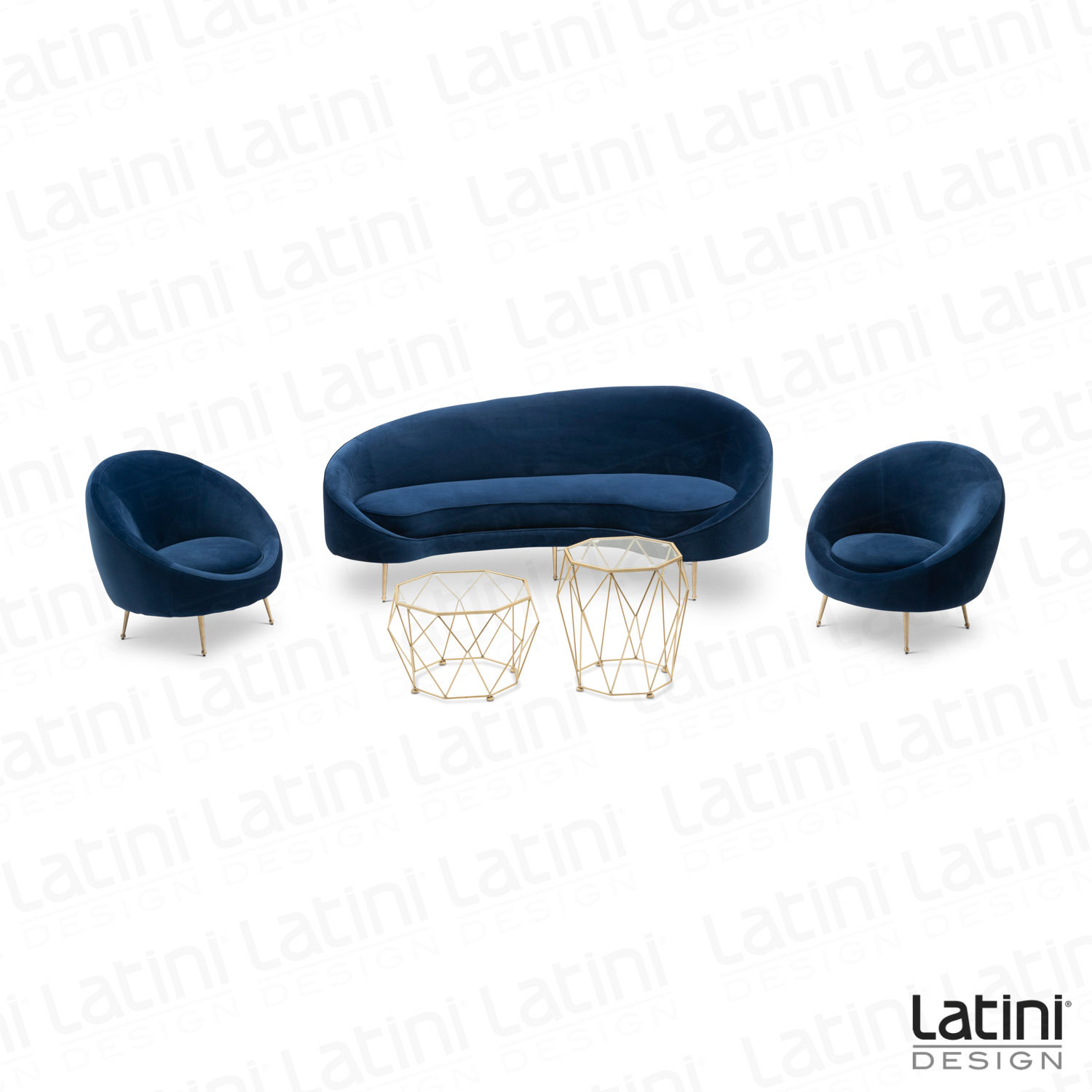 Salotto Santa Clarita Blu Notte