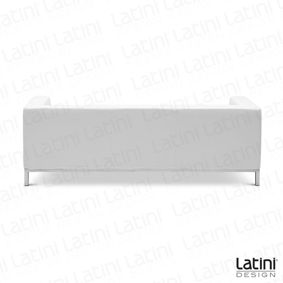 Miniatura: Divano Sophia in Ecopelle Bianco 3 posti