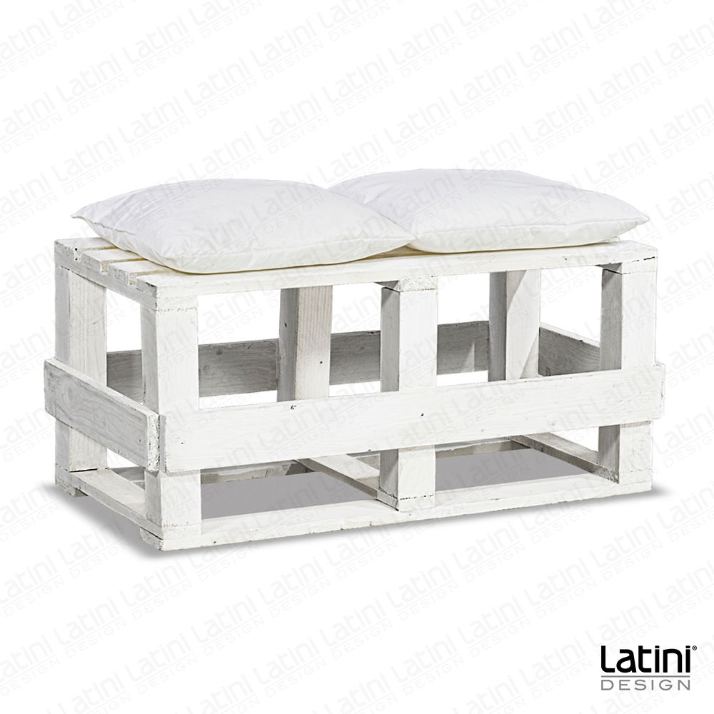 Panca Ecologic Shabby Chic Bianco